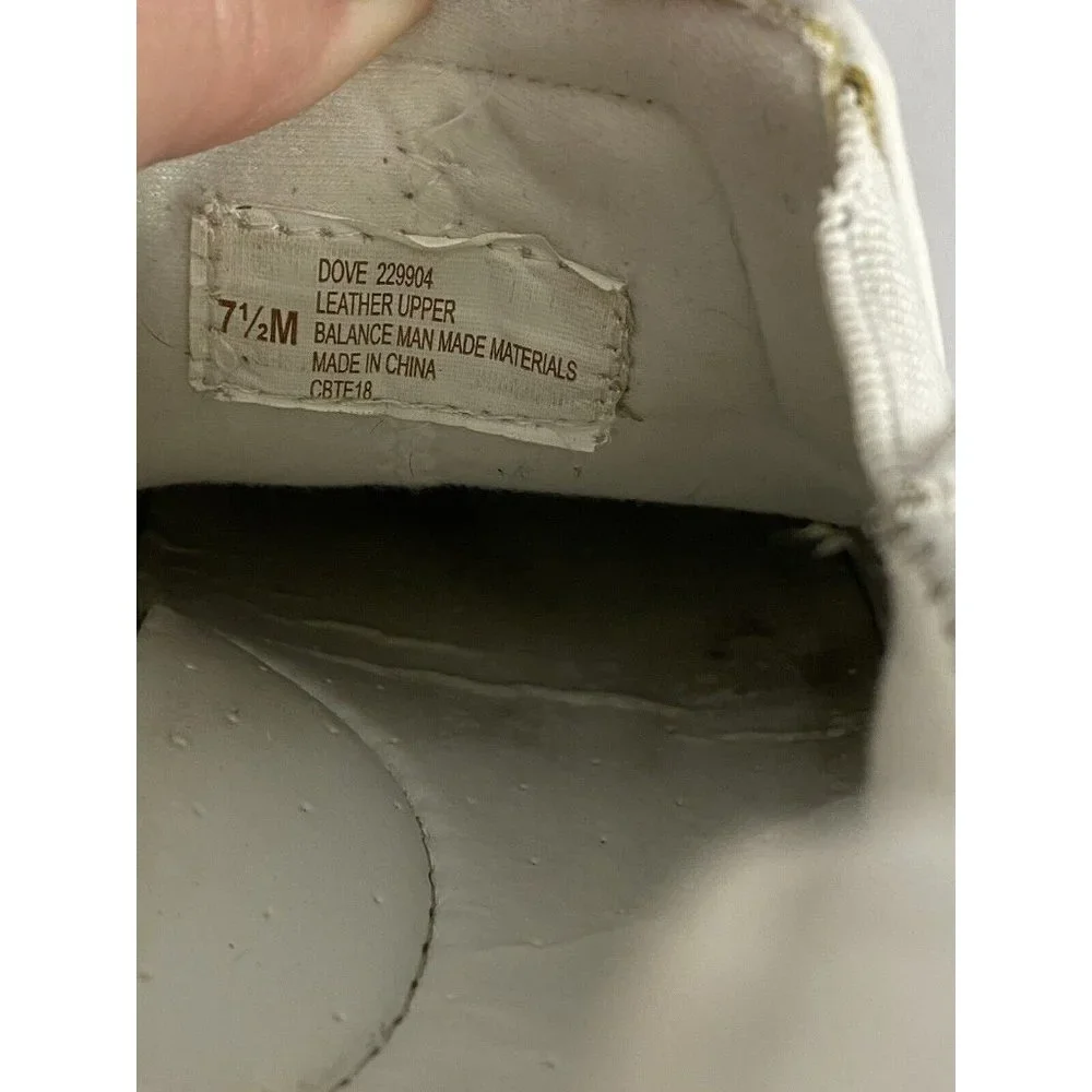 Nurse Mates Women's Slip-On Dove Slip-Resistant Work Shoes White Size 7.5M